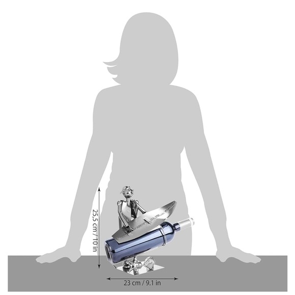 New Brubaker wine bottle holder ‘surfer’ - Picture 3 of 7